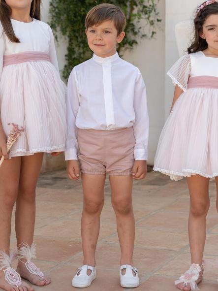 Conjunto niño ceremonia y arras EVA MARTINEZ ARTESANIA modelo 40541-40551