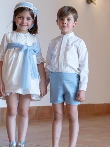 Conjunto niño ceremonia y arras EVA MARTINEZ ARTESANIA modelo 401141-41151