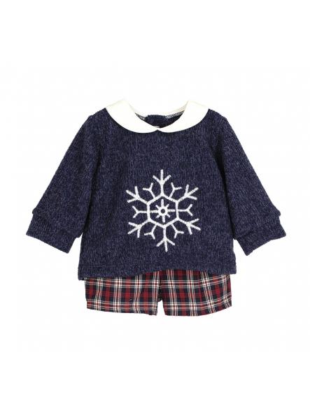 Conjunto pantalón de bebe niño CALAMARO monzon navidad 11240 [2]