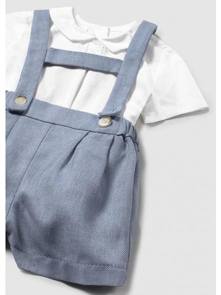 Conjunto de bebe niño MAYORAL newborn pantalon con tirantes 1213 [2]