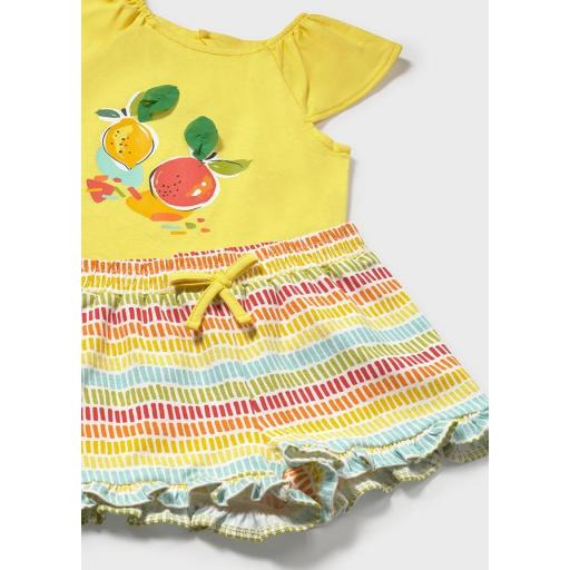 Conjunto playero tirantes bebe niña MAYORAL "frutas" 1233 [2]