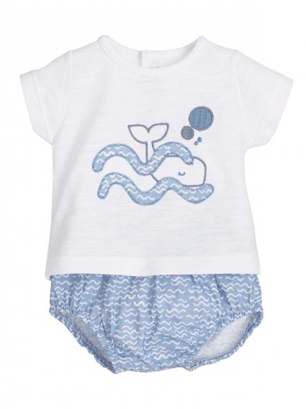 Conjunto corto de pololo bebe niño CALAMARO modelo 11292 Sikar [1]