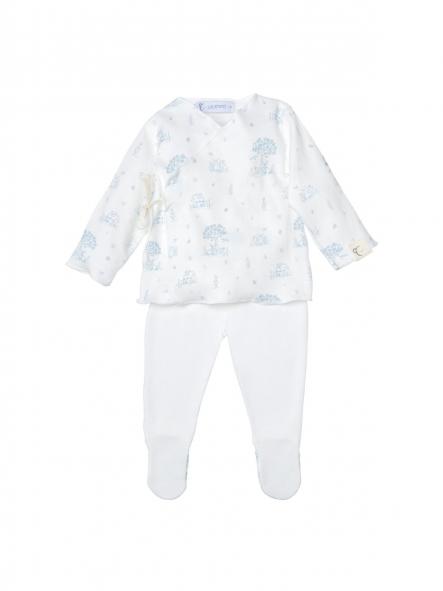 Set nacimiento bebe niño primera puesta CALAMARO celeste 72530 [1]
