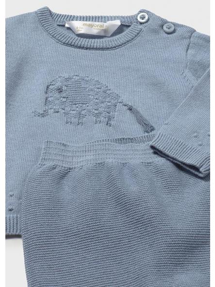 Conjunto de primera puesta niño MAYORAL tricot azul 26-01502-070 [2]