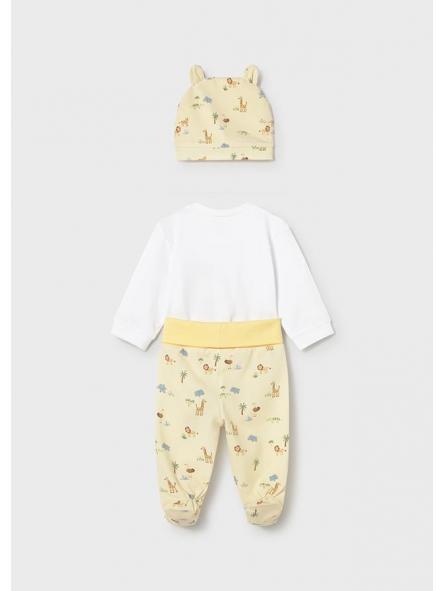 Conjunto primera puesta unisex MAYORAL Newborn body selva 26-01504-076 [1]