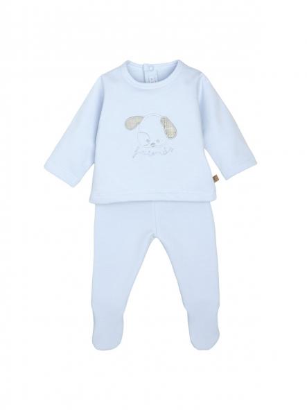 Conjunto de primera puesta niño CALAMARO perrito rosa 11355 [1]