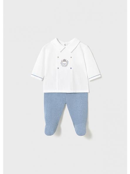 Conjunto primera puesta niño MAYORAL newborn azul 1558