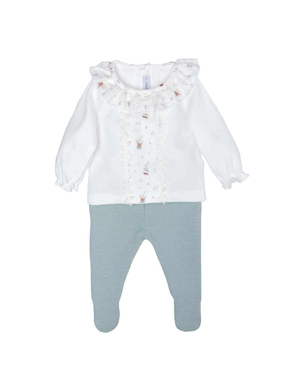 Conjunto de primera puesta niña CALAMARO arosa 11371