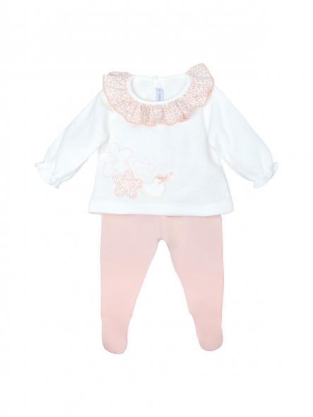 Conjunto de primera puesta niña CALAMARO rosa 11358 [0]