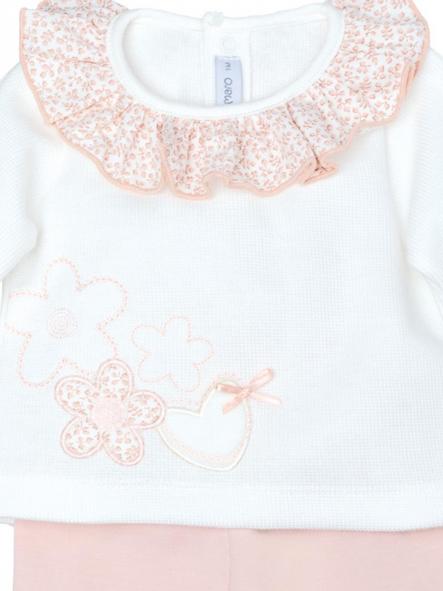 Conjunto de primera puesta niña CALAMARO rosa 11358 [1]
