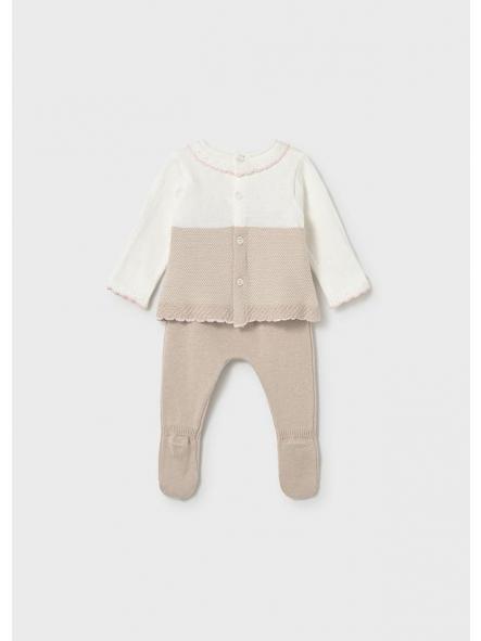 Conjunto de primera puesta unisex MAYORAL tricot topo 26-01594-012 [1]