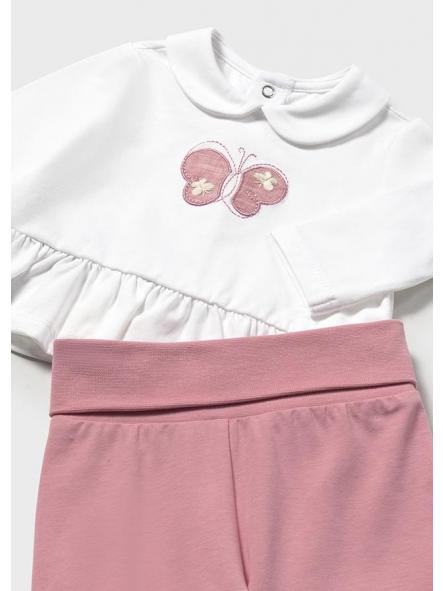 Conjunto primera puesta niña MAYORAL newborn fucsia 1586 [2]