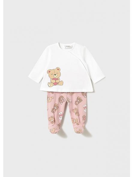 Conjunto primera puesta niña MAYORAL newborn osos 1588