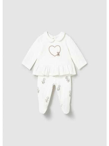 Conjunto primera puesta niña MAYORAL Newborn corazon 26-01592-088 [1]