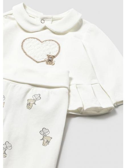 Conjunto primera puesta niña MAYORAL Newborn corazon 26-01592-088 [3]