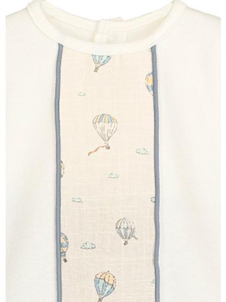 Conjunto de primera puesta niño CALAMARO de polaina de punto azul 11181 [1]