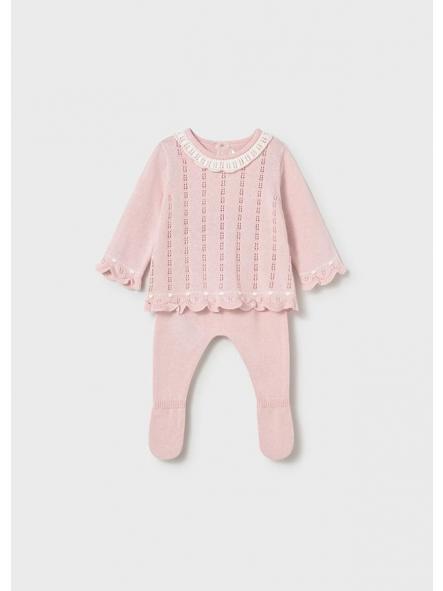 Conjunto de primera puesta niña MAYORAL tricot rosa 26-01594-010 [0]