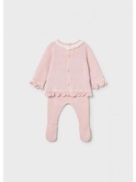 Conjunto de primera puesta niña MAYORAL tricot rosa 26-01594-010 [1]