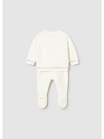 Conjunto de primera puesta unisex MAYORAL Newborn tricot crudo 26-01502-071 [1]