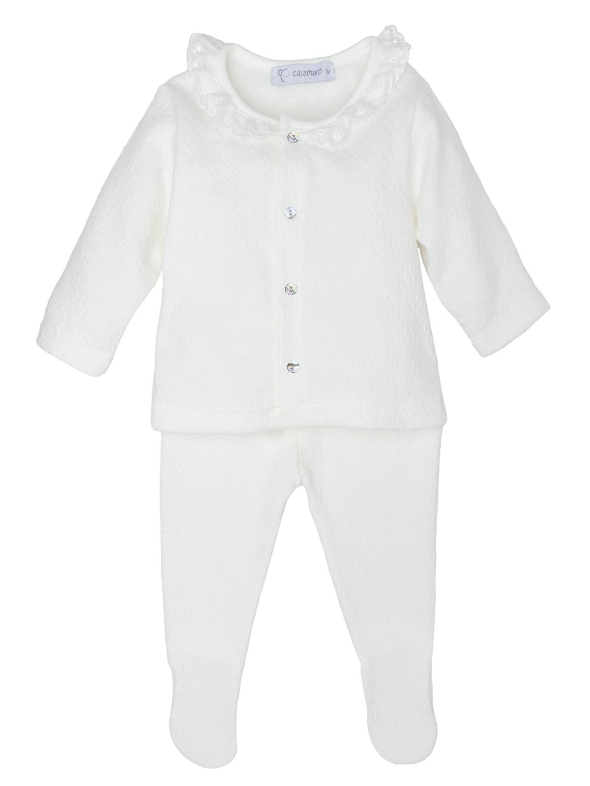 Set nacimiento bebe unisex primera puesta CALAMARO crudo 72527