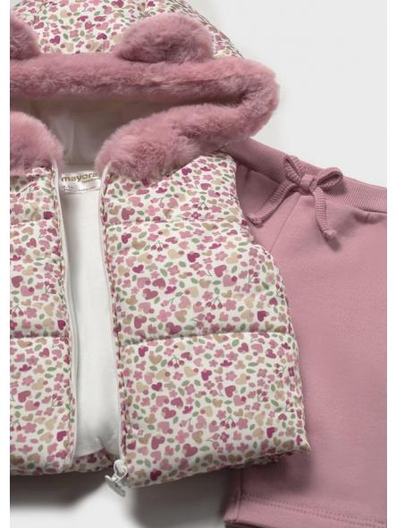 Chándal con chaleco bebe niña MAYORAL newborn rosa 16-02686-025 [3]