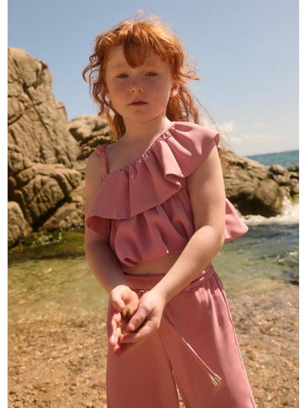 Conjunto de adolescente pantalón largo ABEL Y LULA crepe orquidia 26-05283-026