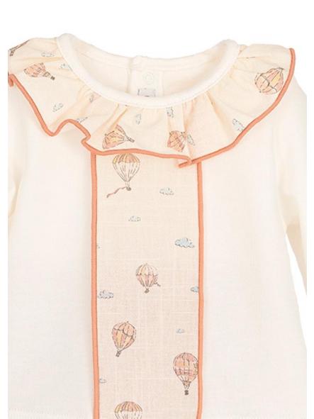 Conjunto de primera puesta niña CALAMARO de polaina de punto rosa 11180 [1]