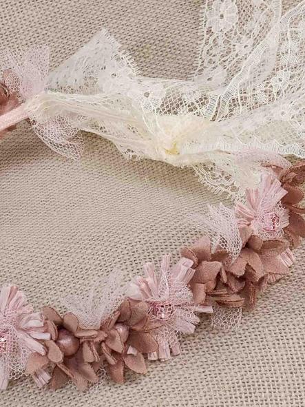 Corona flores para Comunión y Ceremonia ZOYSAN rosa 20352 [1]