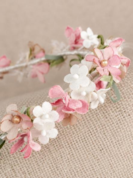 Corona flores para Comunión y Ceremonia ZOYSAN rosa 20365 [7]