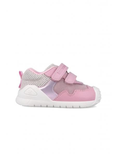 Deportiva para bebe niña de BIOMECANICS piel rosa combinada [4]