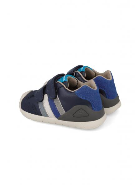 Deportiva para bebe niño de BIOMECANICS piel marino bandas [1]
