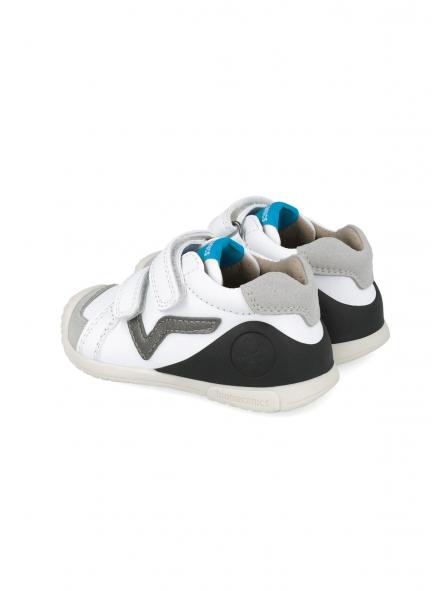 Deportiva para bebe unisex de BIOMECANICS piel blanca combinada [1]