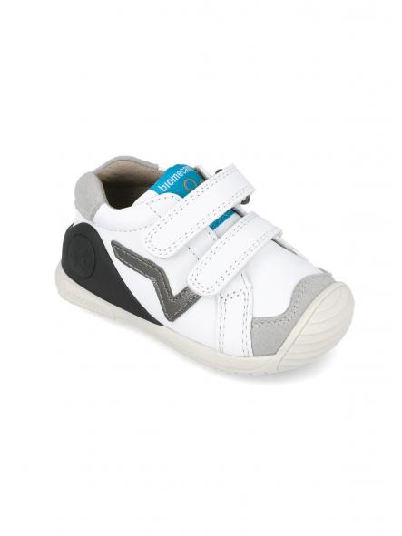 Deportiva para bebe unisex de BIOMECANICS piel blanca combinada [2]