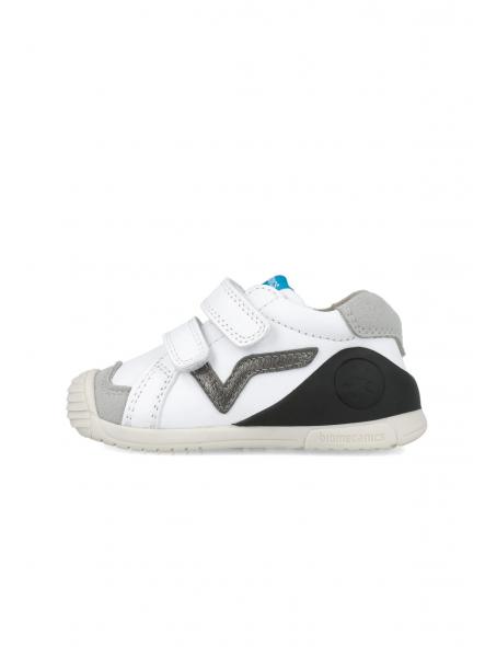 Deportiva para bebe unisex de BIOMECANICS piel blanca combinada [3]