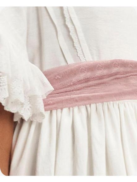 Fajín de para vestido de comunión AMAYA tul corazones 637050LZ [0]