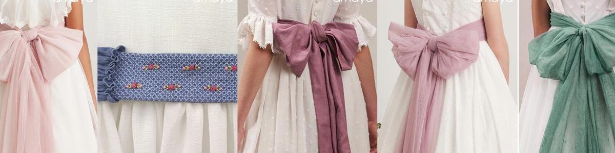fajin de comunión suelto para vestidos