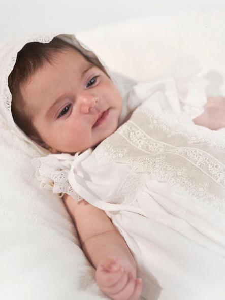 Faldón de bautizo bebe AMAYA little linen [0]