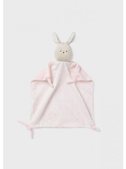Gugu para bebe MAYORAL rosa con peluche y cuelga chupete 19274