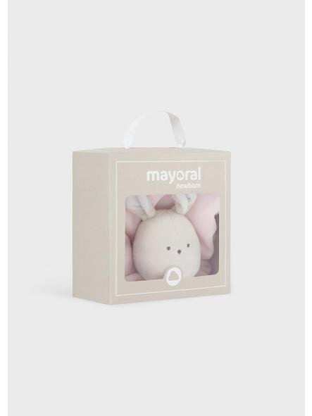 Gugu para bebe MAYORAL rosa con peluche y cuelga chupete 19274 [2]