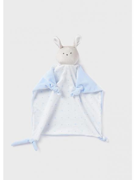 Gugu para bebe MAYORAL azul con peluche y cuelga chupete 19274