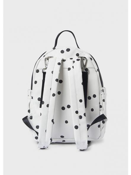 Mochila de bebe MAYORAL estampada topos negros 19282 [2]
