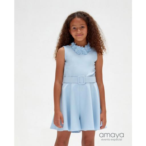 Mono corto de adolescente AMAYA modelo 584620 azul