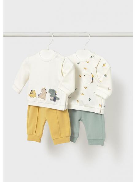 Set de dos chandal para bebe niño MAYORAL newborn dinos 2620