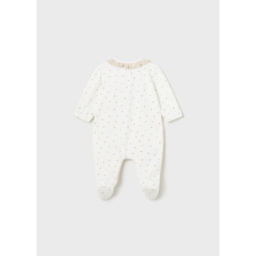 Set de dos pijamas largos algodón bebe niña MAYORAL newborn eucalipto 1709 [2]