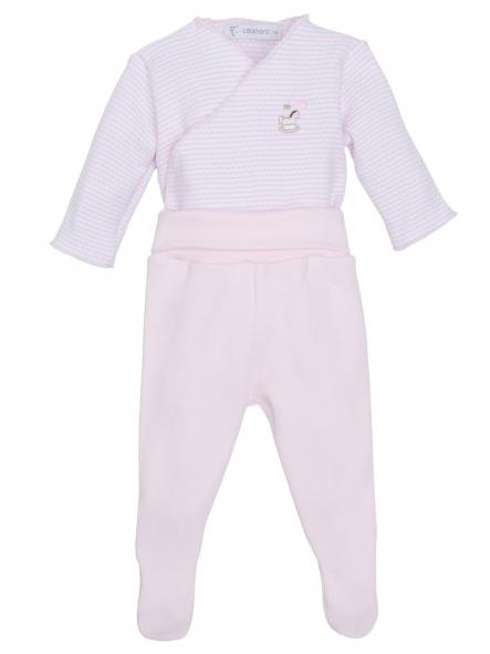 Set nacimiento bebe niña primera puesta CALAMARO rosa 72529 [1]