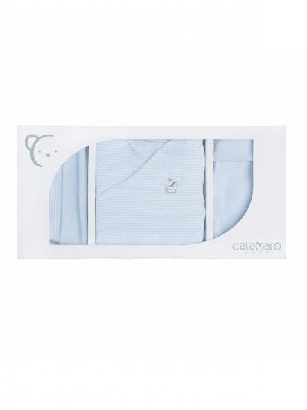 Set nacimiento bebe niño primera puesta CALAMARO celeste 72529 [5]