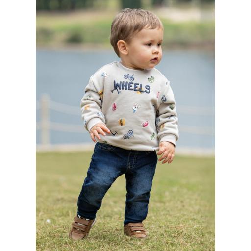 Pantalón largo bebe niño MAYORAL vaquero jogger soft [1]