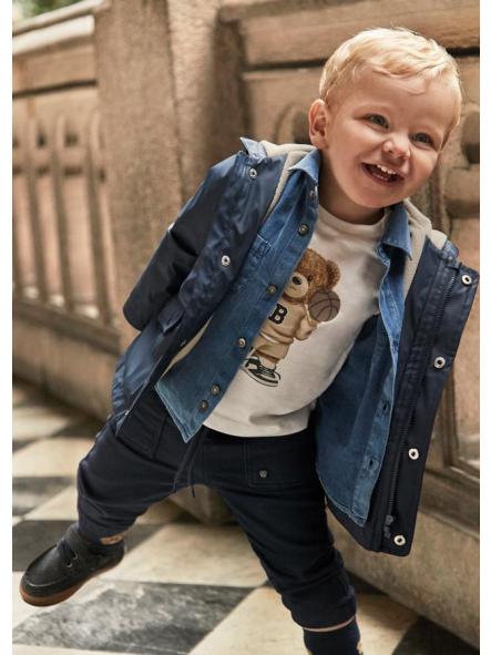 Pantalón jogger bebe niño MAYORAL sarga soft marino 2503
