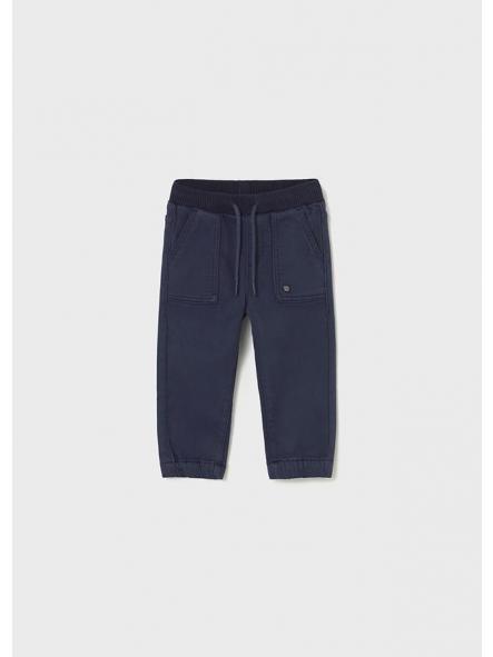 Pantalón jogger bebe niño MAYORAL sarga soft marino 2503 [1]