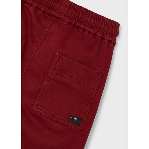 Pantalón largo niño MAYORAL soft jogger wine 14-04533-064 [2]